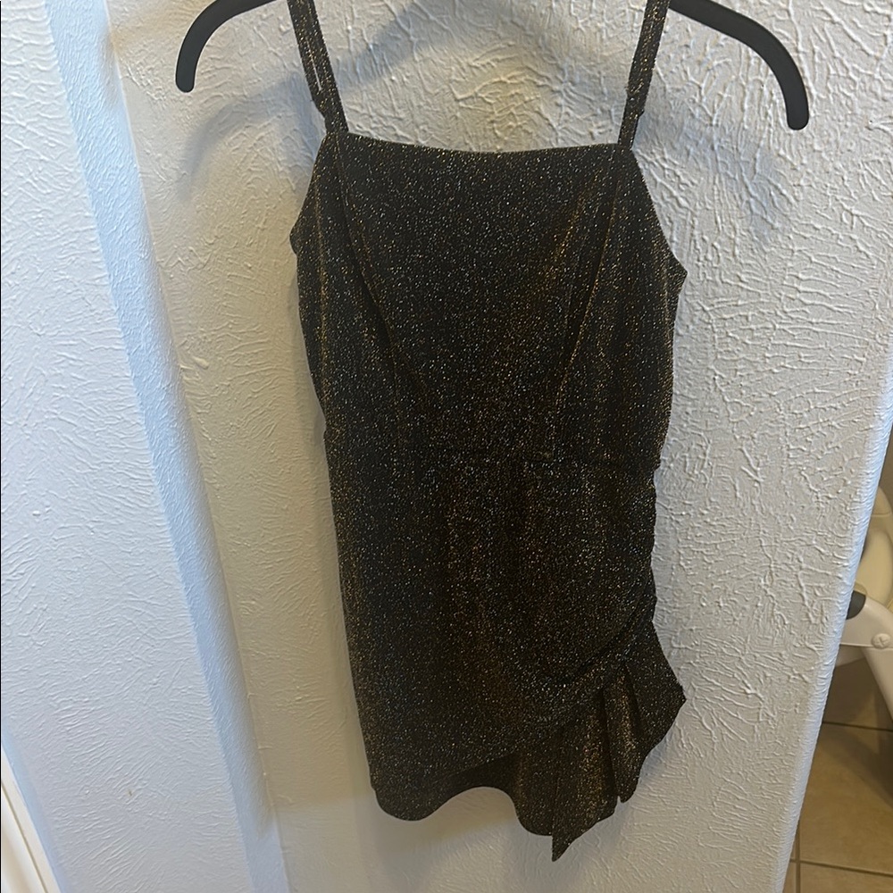 Black Glittery Women's Dress